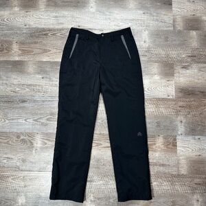 Nike ACG Pants Womens Medium 8 Lined Hiking Pockets Black Polyester
